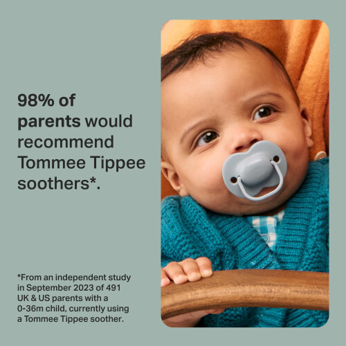 Tommee Tippee Tommee Tippee Anytime Soothers, 0-6m, 6 Pack, Symmetrical Te 1