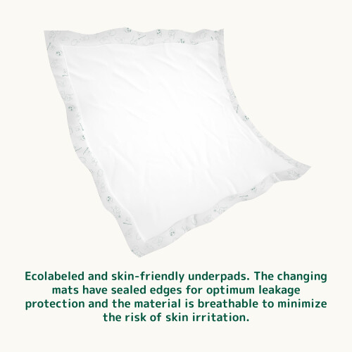 Bambo Nature Disposable Changing Mats, Size 60x60 cm, Pack o 1