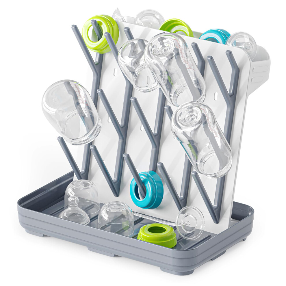 Spaceaid Baby Bottle Drying Rack With 20 Hooks, Space Saving