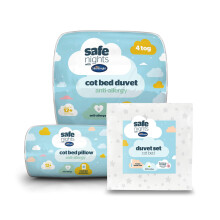 Silentnight Safe Nights Cot Bed Duvet Set, Cot Bed Duvet and