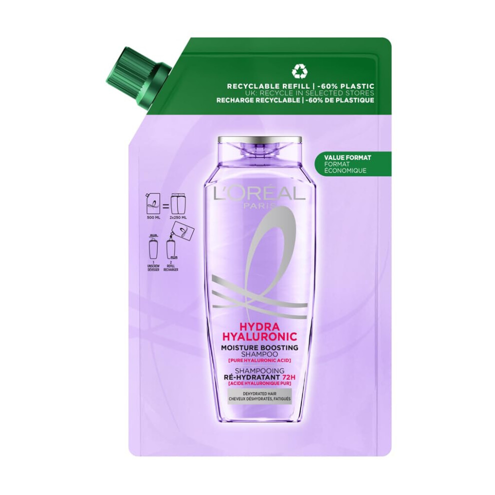 New L’oréal Paris L'oréal Paris Elvive Hydra Hyaluronic Moisture Boosting Sham