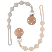 Dummy Clip for Baby Boys and Girls, One Piece Pacifier Clips