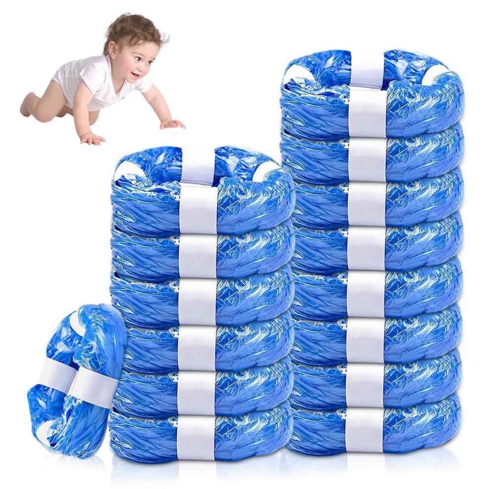 15 Pack Nappy Bin Refill, Diaper Bin Pail Disposal Bags 4.5M Vacvad