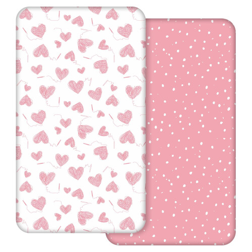 2 Pack Cot Sheets, 100% Microfiber- Breathable, 120 x 60cm C