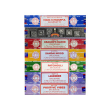 Satya Incense Gift Set Nag Champa, Super hit, Dragon's Blood, Sandalwood, P