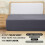 Utopia Bedding Fitted Sheet Double, Grey - Deep Pocket 14 inch (35 cm) - Ea 6