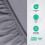 Utopia Bedding Fitted Sheet Double, Grey - Deep Pocket 14 inch (35 cm) - Ea 3