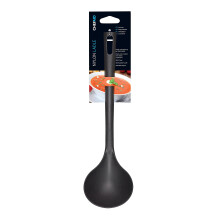 Chef Aid Black Nylon Ladle, BPA Free Kitchen Utensil for use with Non-Stick