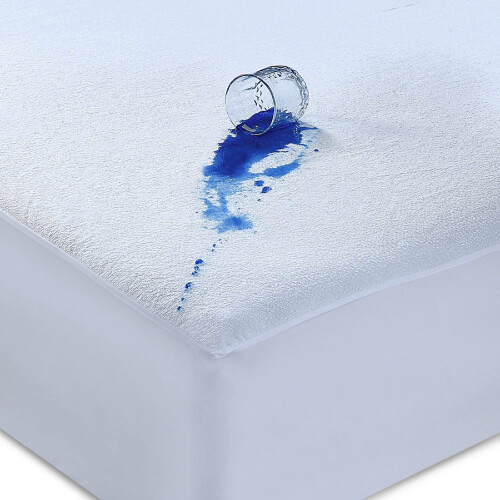 Caroline Shatuik Waterproof Mattress Protector Single,30cm Extra Deep Stret