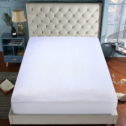 Caroline Shatuik Waterproof Mattress Protector Single,30cm Extra Deep Stret 1