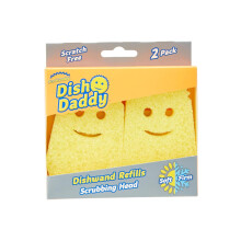 Scrub Daddy Dish Wand Scrubbing Brush Replacement Heads, Soap Dispensing Br