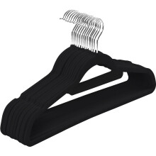 Utopia Home Pack of 20 Velvet Suit Hangers with Tie Bar - Heavy Duty Non-Sl