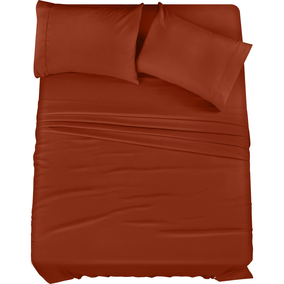 Utopia Bedding Queen Bed Sheets Set - 4 Piece Bedding - Brushed Microfiber