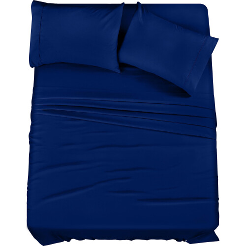 Utopia Bedding King Bed Sheets Set - 4 Piece Bedding - Brushed Microfiber -