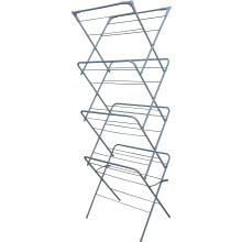 HH Home Hut Indoor Clothes Airer - 4 Tier Folding Laundry Maiden Rack, Clot
