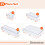 Stackzy Drawer Organiser Set – Makeup Organiser Tray for Drawers – Clear Co 2
