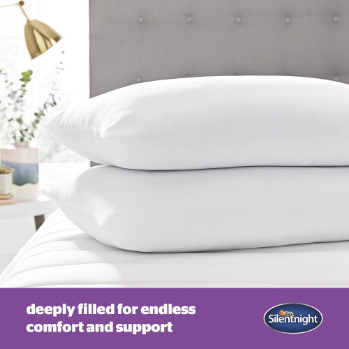 Silentnight Silentnight Deep Sleep Firm Pillows 2 Pack - Support Side Sleeper Pillow wi 1