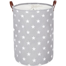 DOKEHOM 22-Inches Freestanding Laundry Basket with Lid, Collapsible Extra L