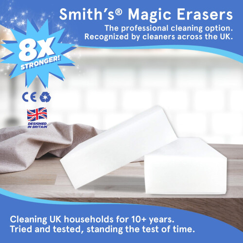 Magic Erasers for Cleaning by Smith's | 10 Pack | Trusted by Professional C 1