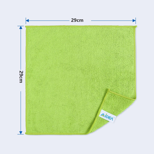 AIDEA Microfibre Cloth 12 Pack,Reusable Kitchen Microfibre Cleaning Towels 1