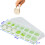Ram 4 X Pack Silicone Ice Cube Tray Set of 4 Ice Moulds Freezer Stackable 4