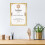 Ditwis A4 Picture Frame Gold, A4 Photo Frame for Certificates, Documents, A 7