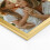 Ditwis A4 Picture Frame Gold, A4 Photo Frame for Certificates, Documents, A 6