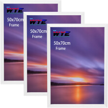 wyewye 50x70 cm Picture Frames 3 Pack Wood, Acrylic (Not Glass) 50x70 cm Ph