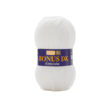 Sirdar Hayfield Bonus DK Double Knitting, White (961), 100g