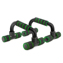 Push Up Bars Stand for Calisthenics, Indoor & Outdoor Fitness Equipment, Green, Suitable for Home Workouts