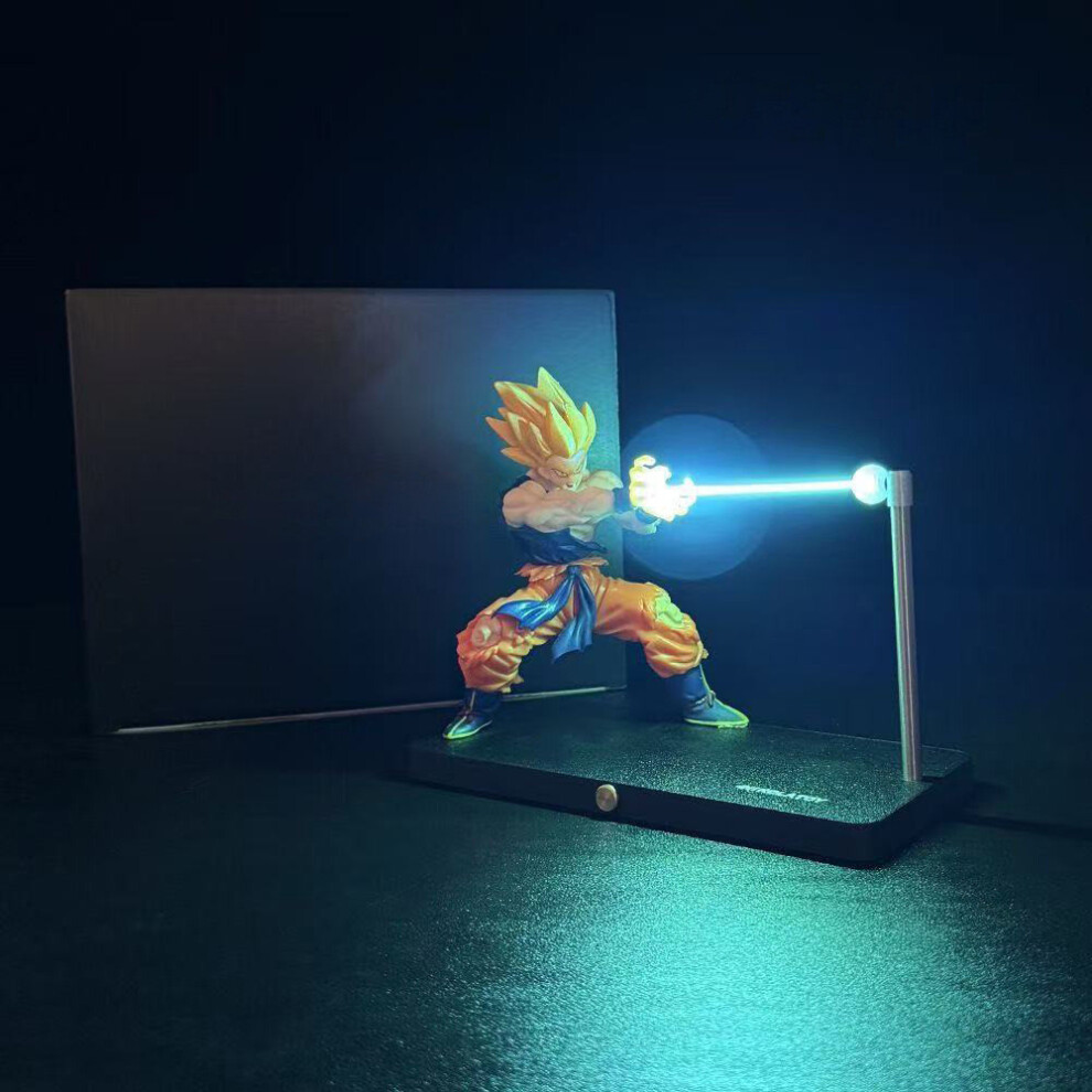 Dragon Ball Goku Kamehameha Toy Night Anime Kids Room Gift Collectors Light