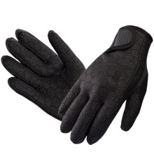 Diving Gloves Neoprene 1.5mm Thick Non-Slip Swimming Gloves for Men and Women, Black and Pink, Size S, 1 Pair