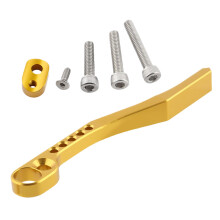 Bike Chain Stabilizer - Aluminum Alloy Chain Deflector | Anti-Rust Buckle Protection for Road Bikes and Outdoor Cycling - Gold