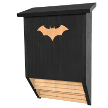 Bat House Outdoor Handmade Multi-Chamber Design Sturdy Wooden Bat Shelter for Yard Garden with Spacious Interior