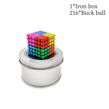 (5mm 216Pcs) Or 3mm 5mm Blocks Buck Ball Education Toy Magnetic Puzzle Decompression Toy