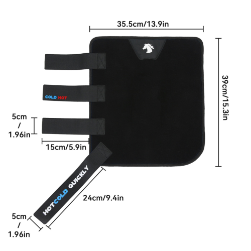 2025 Professional Ice Therapy Bandages | Equine Cryotherapy Support Wraps 2