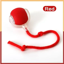 (Style2-red) NewSpeedy Tail 2.0 Cat Toy, Speedy Tail Cat Toy, Interactive Cat Ball Toy, Smart Cat Toys Ball, Two Speed Adjustment, with Tail