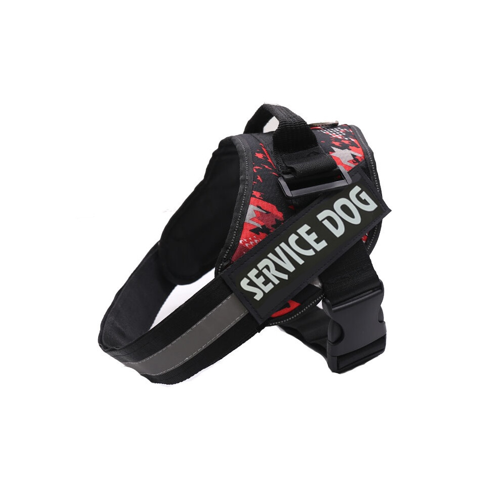 (Red,Xl（56-80Catty）)ArnéS Para Perros Fuerte Sin Tirar Premium Perro Cachorro ArnéS Ajustable Chaleco Reflectante-image