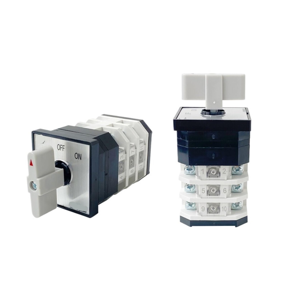 Lw12-16/3 Cam Switch 2 Pole 16A 380V Off-On Two Positions Control Circuit Power Supply Rotary Changeover Switch 6947110274430