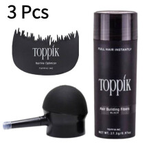 Toppik Hair Fiber Keratin Black Kit Thickening Spray Instant Wig Powder Regrowth