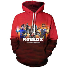 (Style I, Adult M) Roblox 3d Hoodie Sweatshirt Winter Pullover Drawstring Long Sleeve Tops Clothes