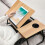 Living And Home (Natural Wood Colour) Adjustable Foldable Laptop Bed Table with Cup Holder 6