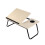 Living And Home (Light Wood Colour) Adjustable Foldable Laptop Bed Table with Cup Holder 1