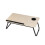 Living And Home (Light Wood Colour) Adjustable Foldable Laptop Bed Table with Cup Holder 3