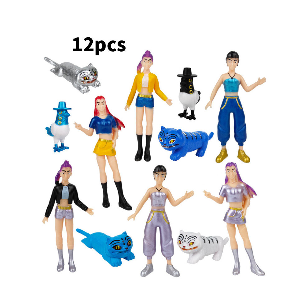 (Style E) Demon Hunters Kpop Model Toy Tiger Game Character Pvc Desktop Figure Collectors-image-OPC-PJTQR7C-NEW