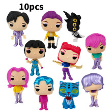 (Style H) Demon Hunters Kpop Model Toy Tiger Game Character Pvc Collectors Desktop Figure