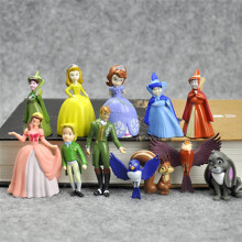 (12pcs)12 Stck. Sofia die erste Prinzessin Sophia Kuchen Figuren Sammlerstück Geschenk Modell Spielzeug