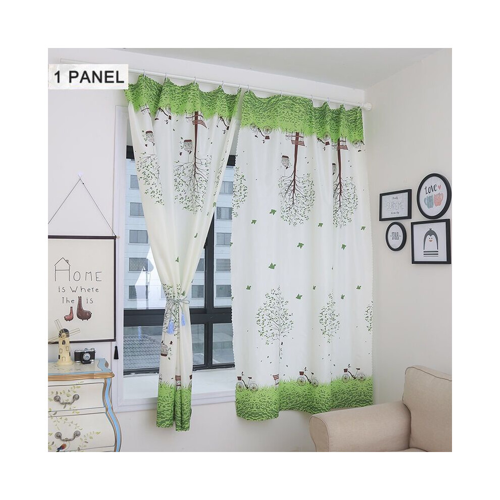 (Tree,150*215Cm/59.05*84.64Inch)Cortina De Ventana Blackout Dibujos Animados ImpresióN De Plantas Panel De Sombreado DecoracióN Del Hogar-image