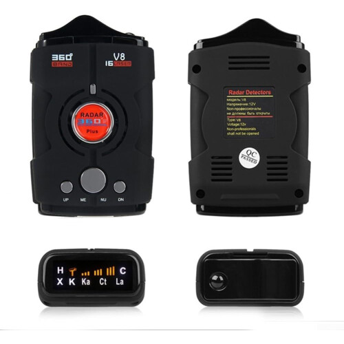Efficient Speed Camera Detector with Full 360-Degree Coverage and Clear Audio Alerts for Enhanced Safety 1