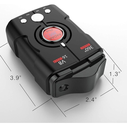 Efficient Speed Camera Detector with Full 360-Degree Coverage and Clear Audio Alerts for Enhanced Safety 2